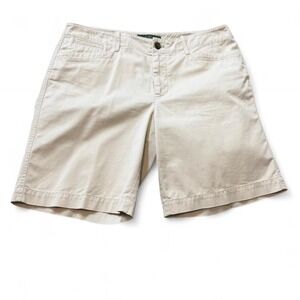 Lauren Khaki Chino Shorts